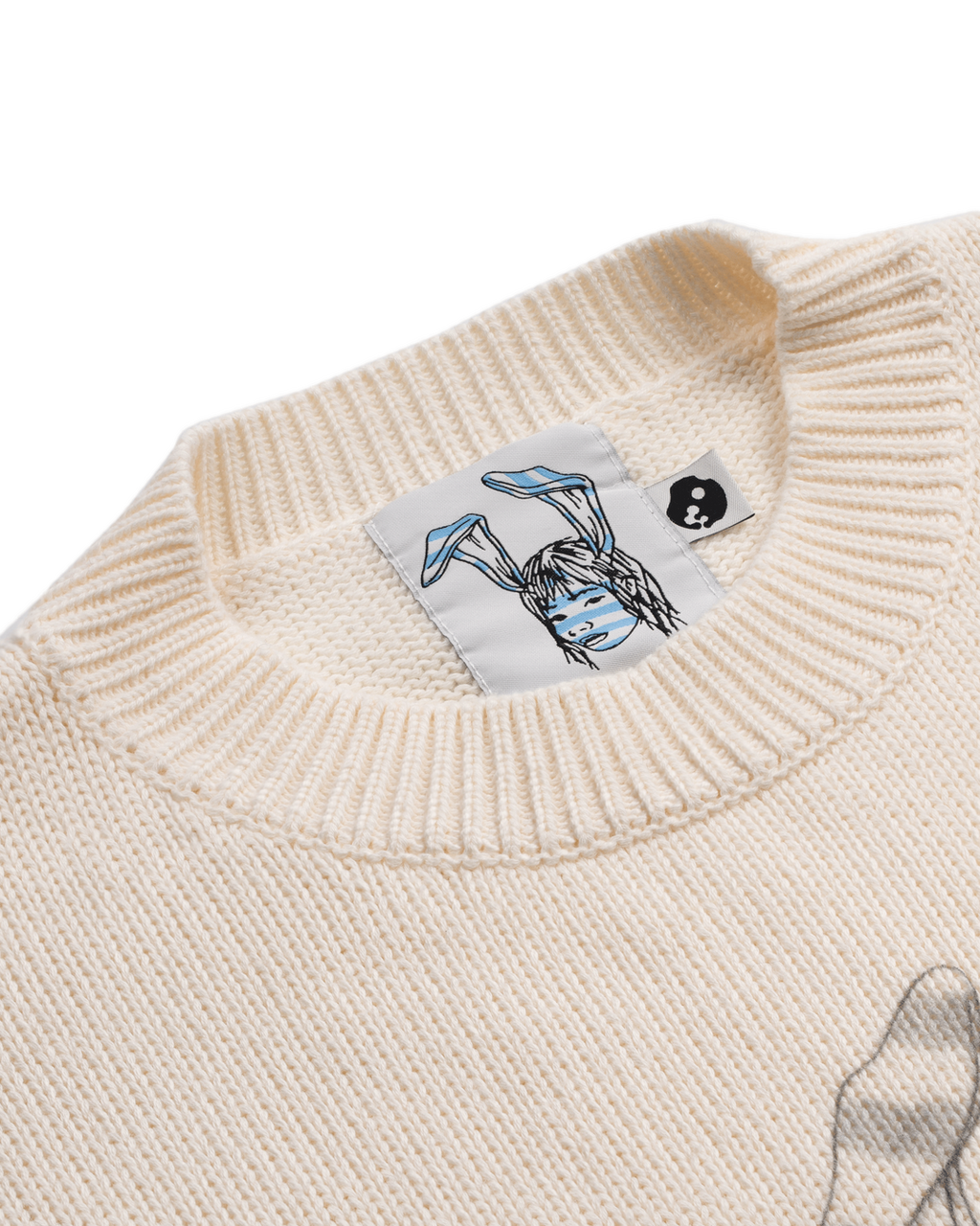 "Hada" Long Sleeve Hand Mittens Sweater
