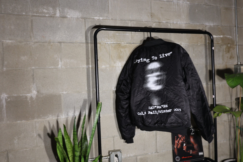 "Dying to Live" Reversible Bomber Jacket