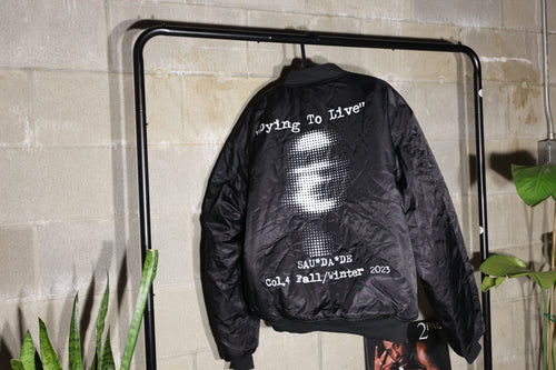"Dying to Live" Reversible Bomber Jacket